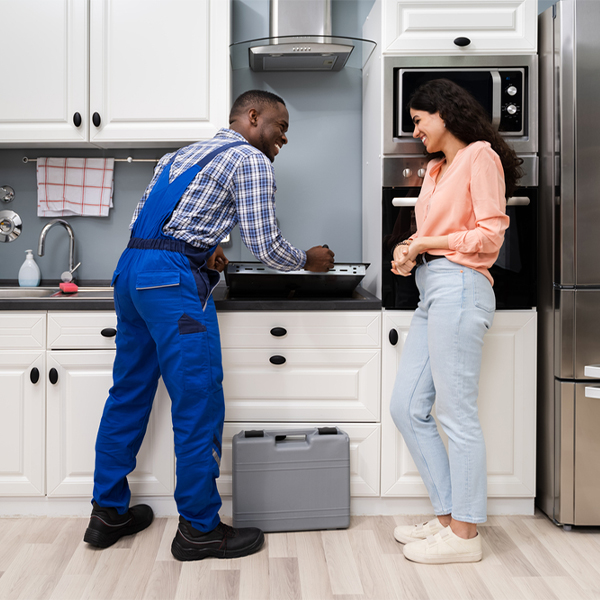 what kind of warranty do you offer on your cooktop repair services in Shalersville